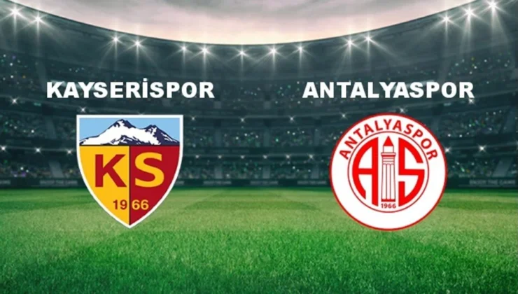 Kayserispor – Antalyaspor maçı ne zaman, saat kaçta, hangi kanalda? (Süper Lig 23. Hafta)