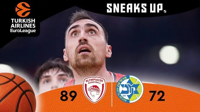 MAÇ ÖZETİ: Olympiakos 89-72 Maccabi Tel Aviv