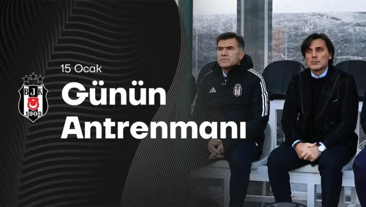 Vincenzo Montella, Beşiktaş Antrenmanı’nı İzledi