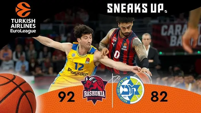 MAÇ ÖZETİ: Baskonia 92-82 Maccabi Tel-Aviv