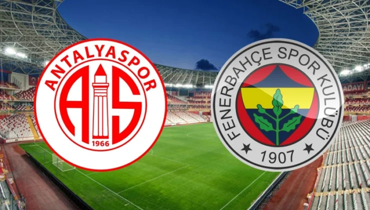 Antalyaspor – Fenerbahçe Muhtemel 11’ler