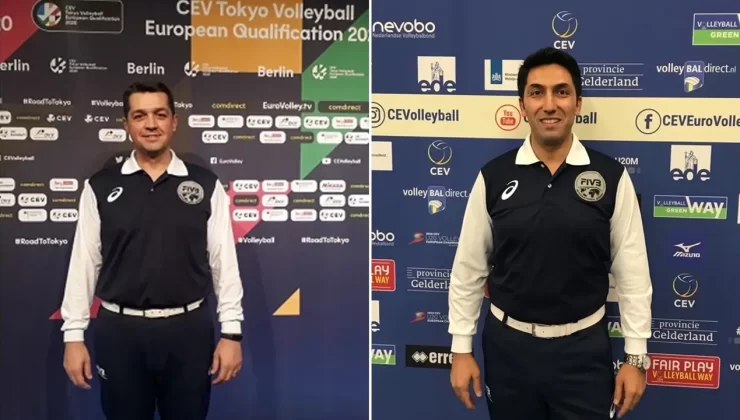 Hakem Erdal Akıncı ve Burhan İlhan, CEV Kupası finalinde görev alacak