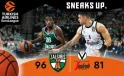 Maç Özeti: Zalgiris Kaunas 96-81 Virtus Bologna