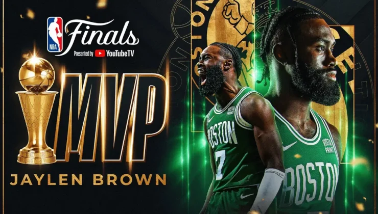 Jaylen Brown, Finaller MVP’si ödülünü kazandı!