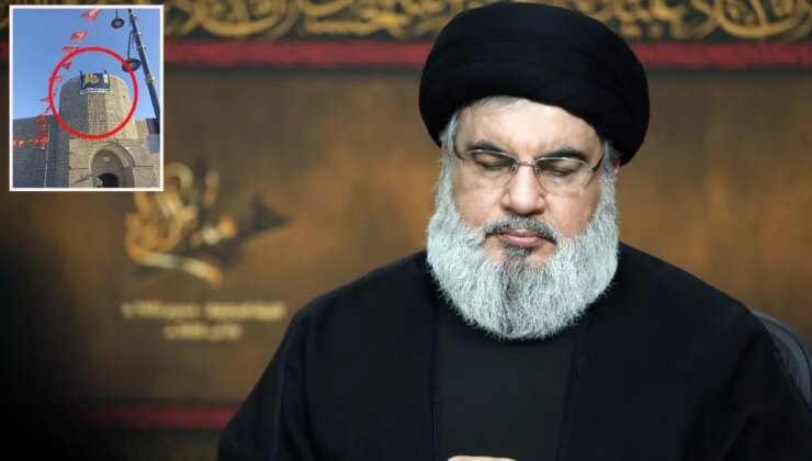 Nasrallah posteri, bir şehrimizi karıştırdı! Yazdıkları yazı da bir o kadar ilginç