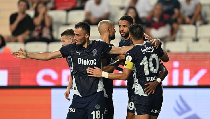 Antalyaspor 0 – 2 Fenerbahçe MAÇ SONUCU ÖZET